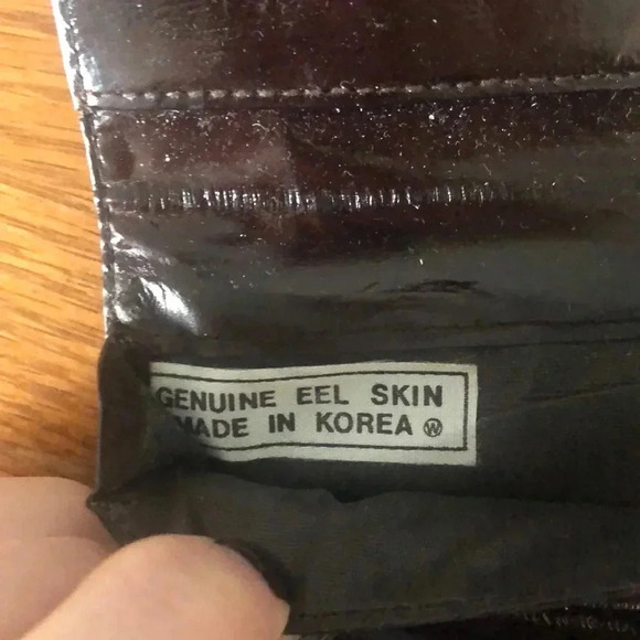 Vintage‎ Eel Skin Wallet - Picture 3 of 4